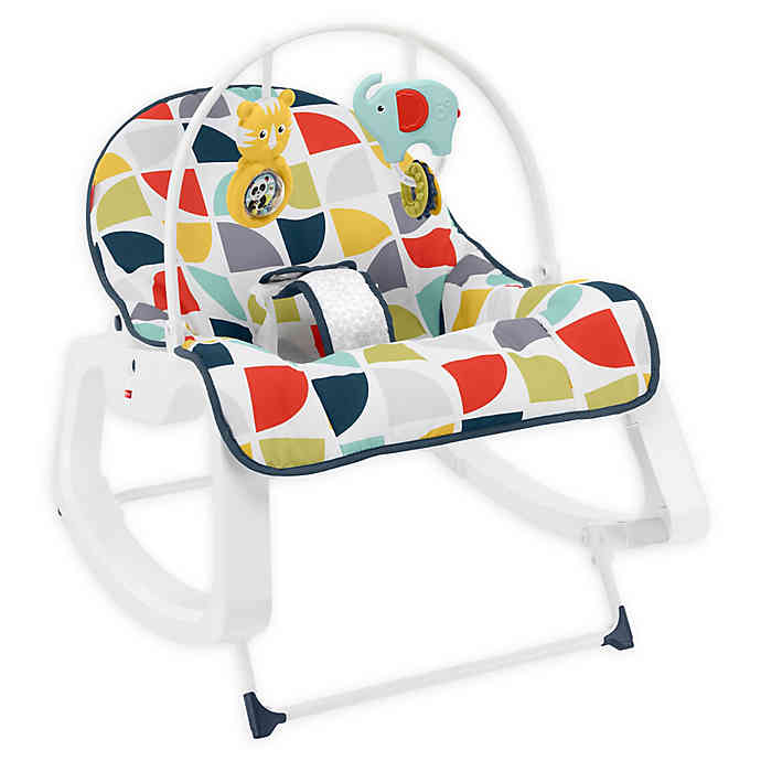 Best baby shower gifts under $50: Infant to toddler rocker by Fisher-Price | Cool Mom Picks Baby Shower Gift Guide