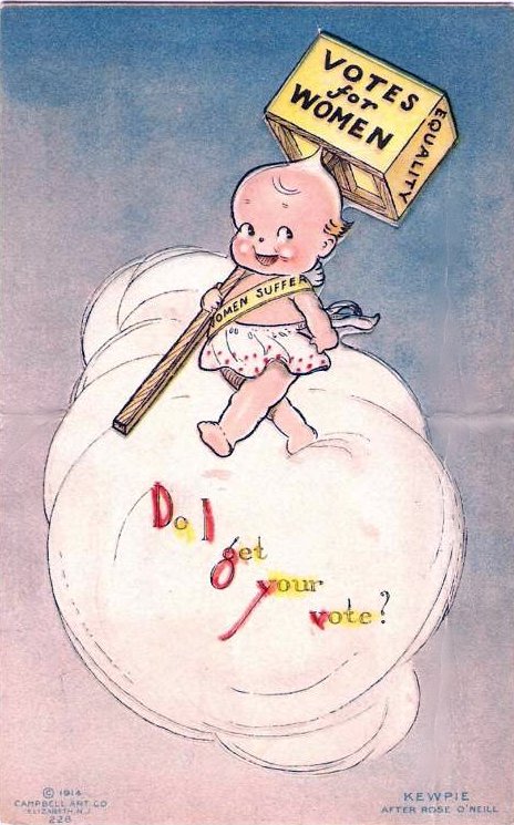 Women's History Month untold stories: editorial cartoonist Rose O'Neill invented the Kewpie, and turned their popularity into political messages about poverty, racial justice, and women's suffrage | mompicksprod.wpengine.com