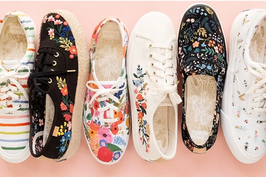 Kids & Rifle Paper Co. team up for irresistible mom and kid matching shoes.