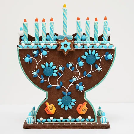 Gingerbread menorah kit