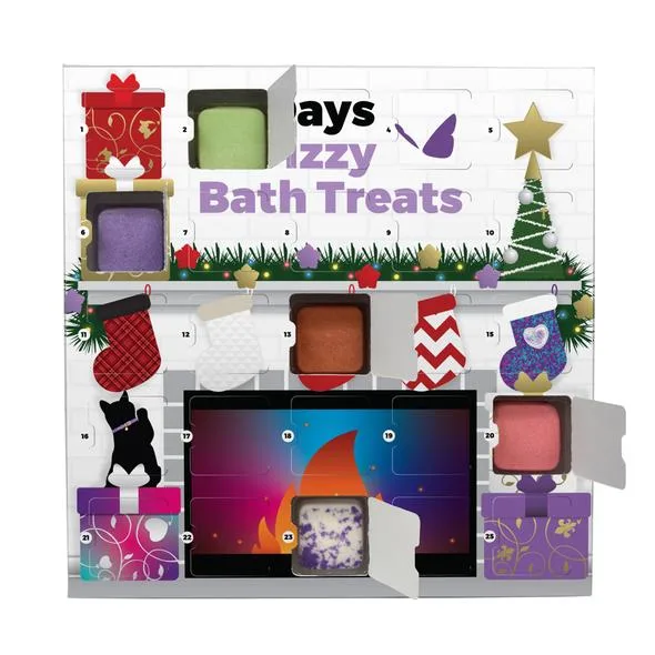 Pamper someone with Enfusia's 25 Days of Fizzy Bath Treats Advent Calendar