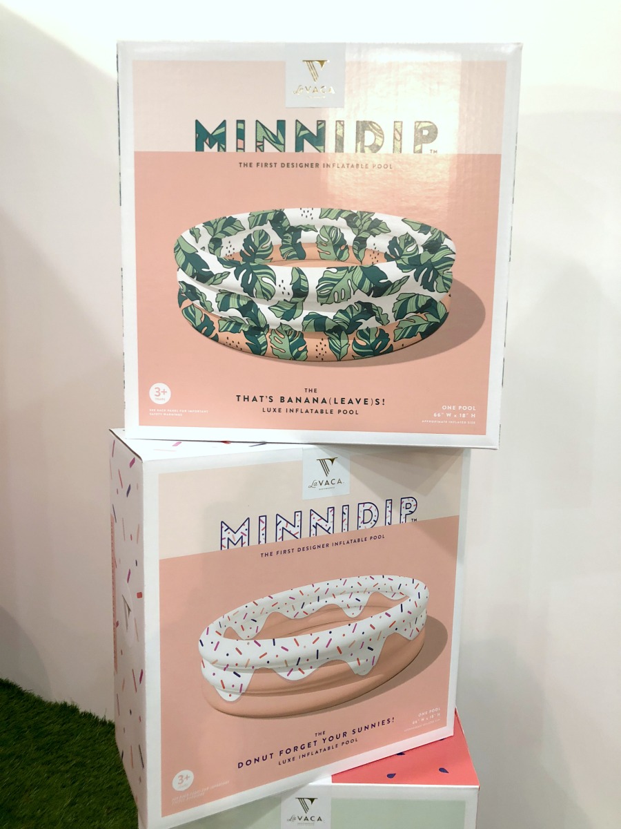 Minnidip inflatable pools with modern designs. Just don't call them kiddie pools!