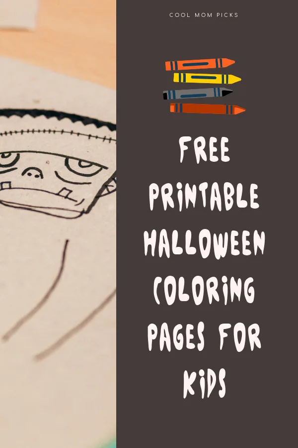 Free Printable Mini Halloween Banner coloring page from Crayola