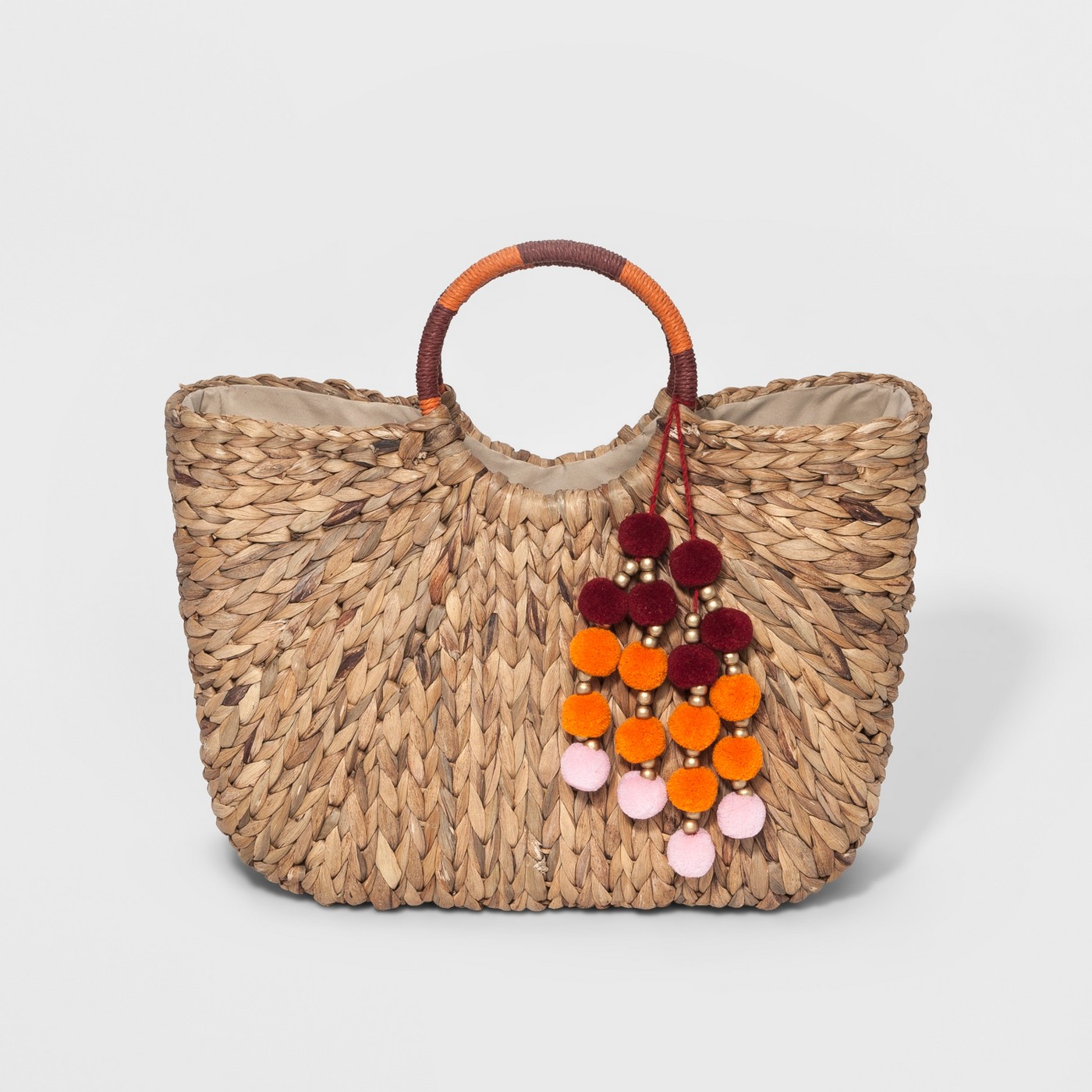Summer Beach Totes Under $50: Straw Tote from A New Day at Target