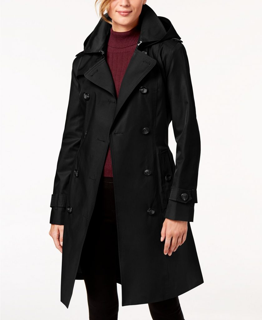 Ladies' London Fog double breasted trench on sale