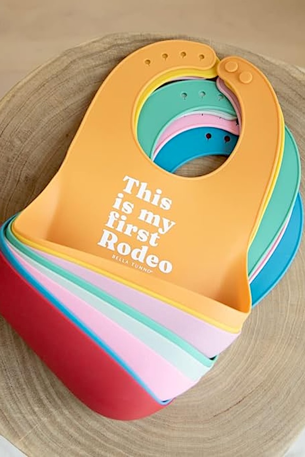 Best baby gifts under $15: Funny bibs from Bella Tunno that help feed kids in need