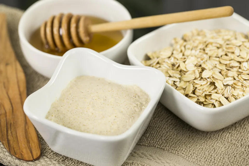 Homemade skin care recipes: Organic Oatmeal Cleansing Exfoliator