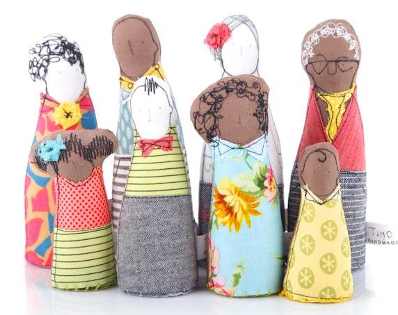 Diverse Dollhouse Dolls | Timo Handmade