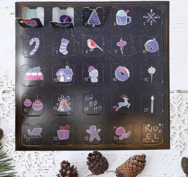 Perfect for collectors of gems and crystals, Gen Snow's Advent calendar will sell out fast