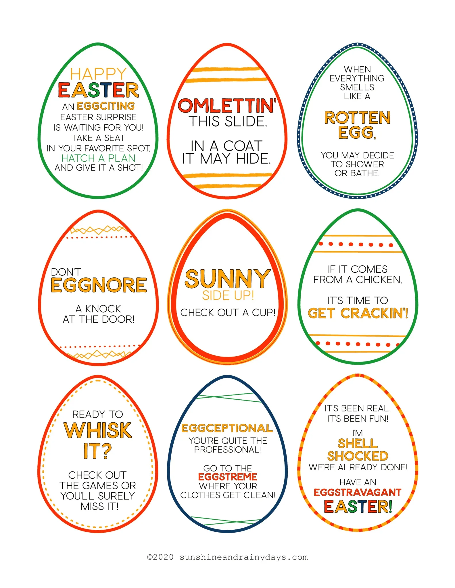 Make Easter special for kids with these printable scavenger hunt clues from Sunshine and Rainy Days