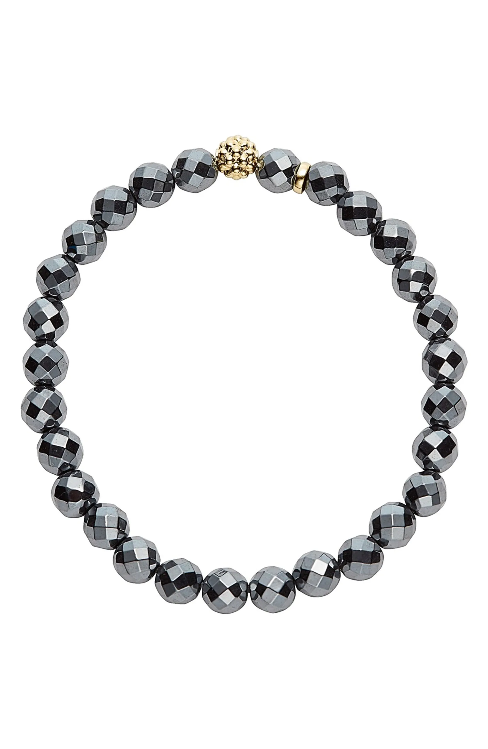 Self-care gifts for moms: Hematite and Gold Beaded Bracelet by Caviar Icon at Nordstrom