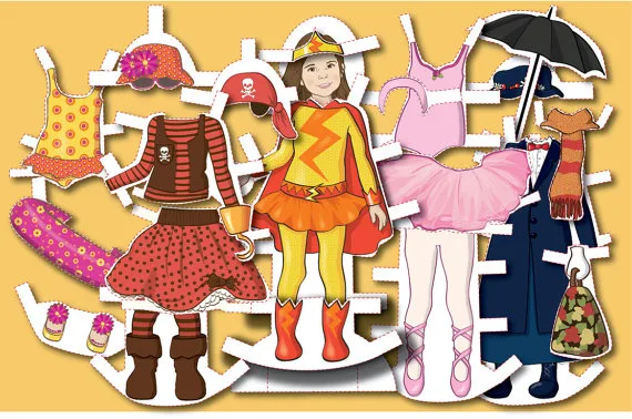 Personalized Paper Dolls