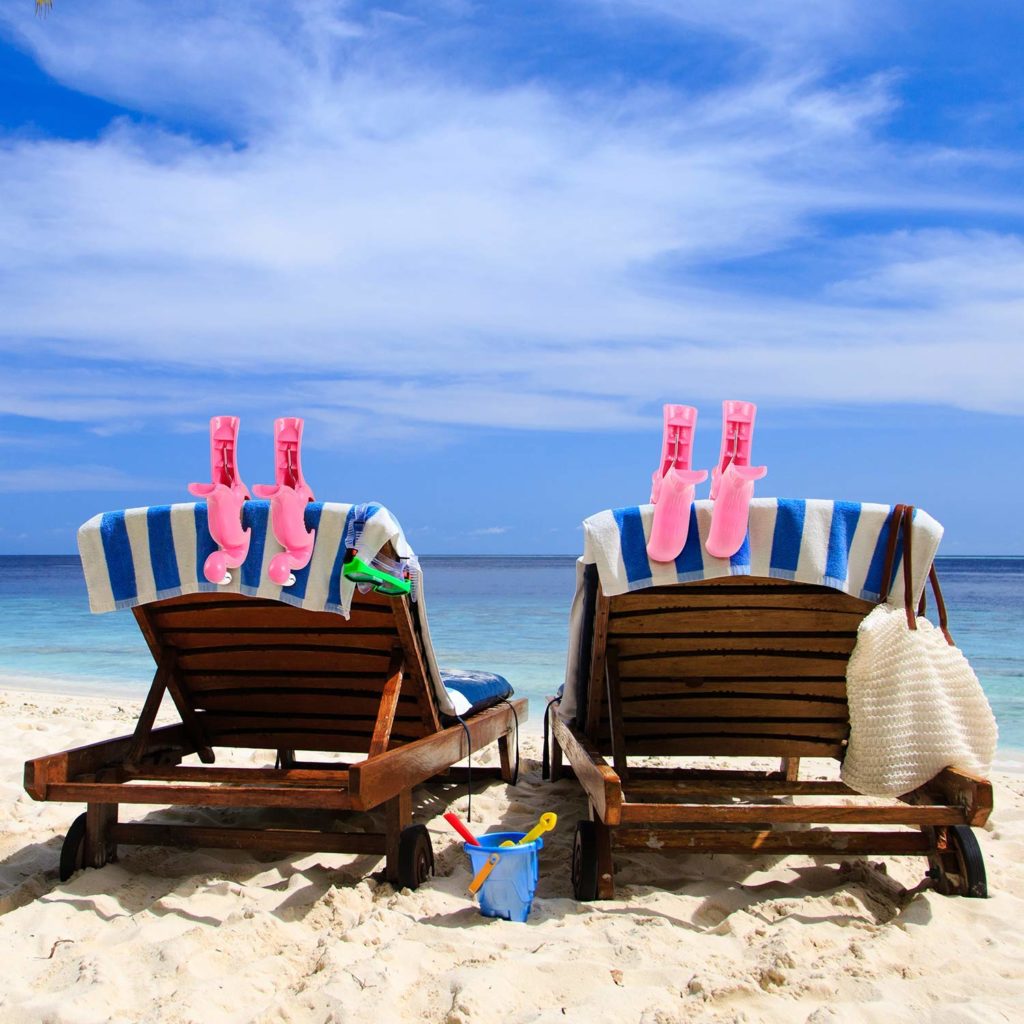 Tips for an all-inclusive beach resort vacation: bring towel clips