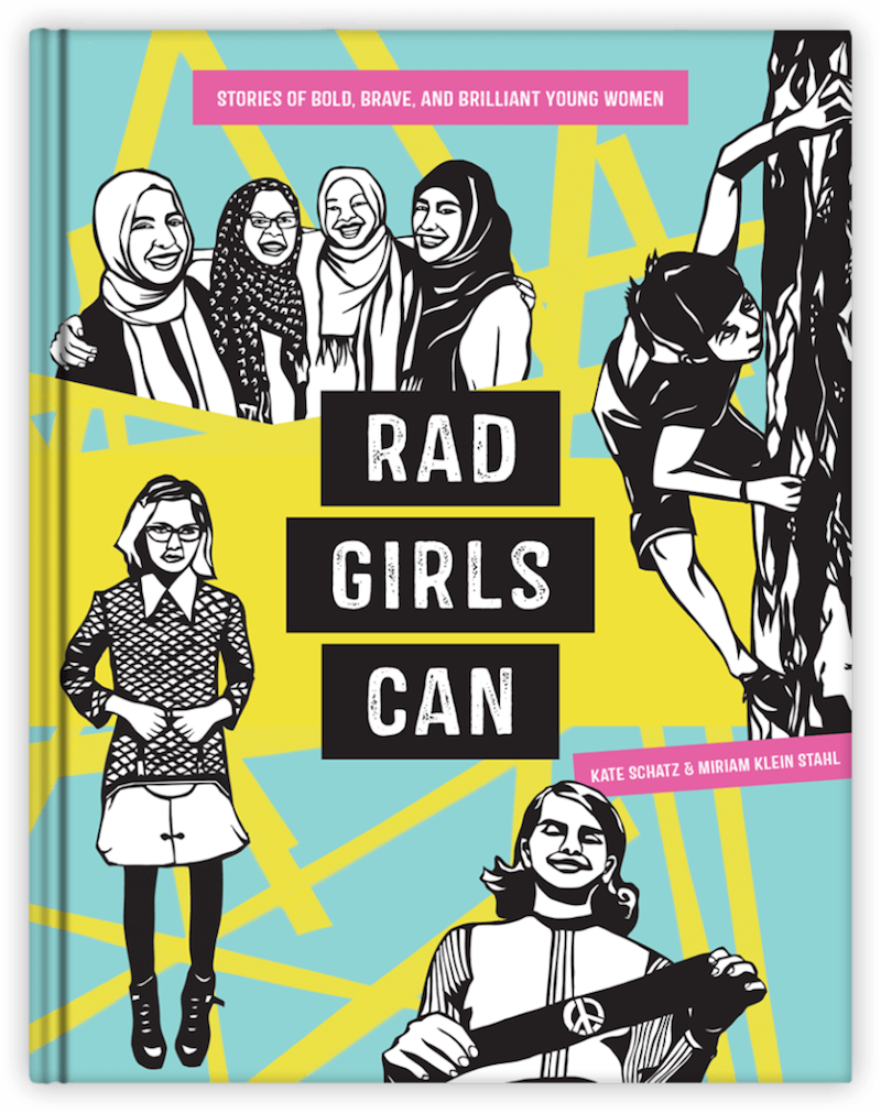 Cool kids' gifts under $15: Rad Girls Can book by kate Schatz