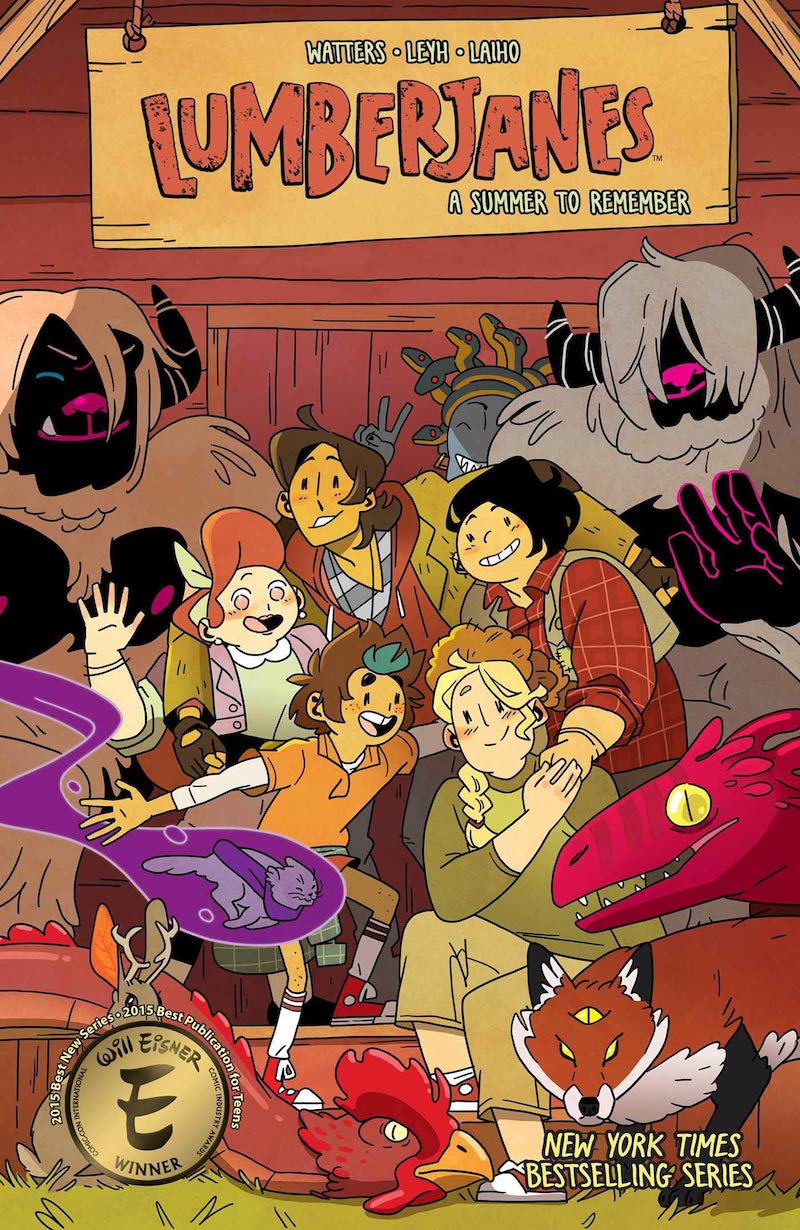 YA books with LGBTQ main characters: The Lumberjanes series