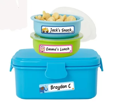 Awesome food storage labels that won't come off in the dishwasher