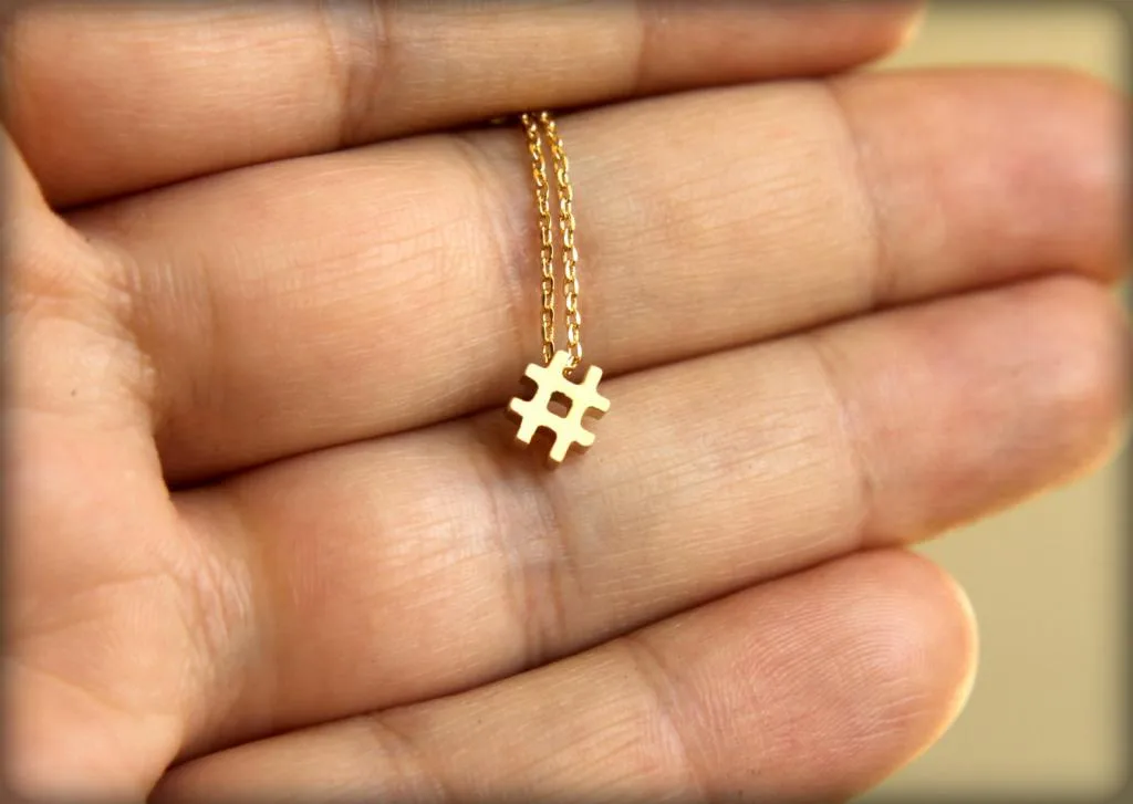 Hashtag Necklace