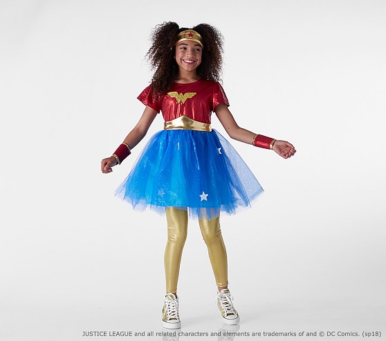 Wonder Woman costume and other kids' halloween costumes now on sale at Pottery Barn Kids