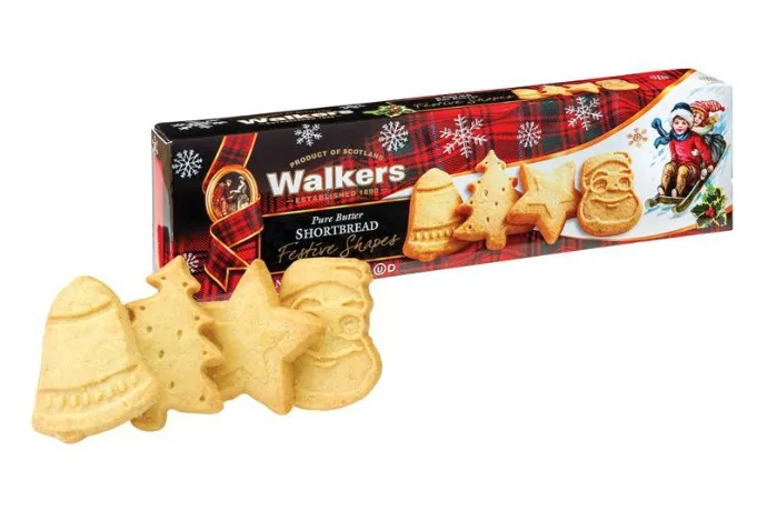 Easy Christmas cookie shortcut with Walkers Shortbread Festive Shapes