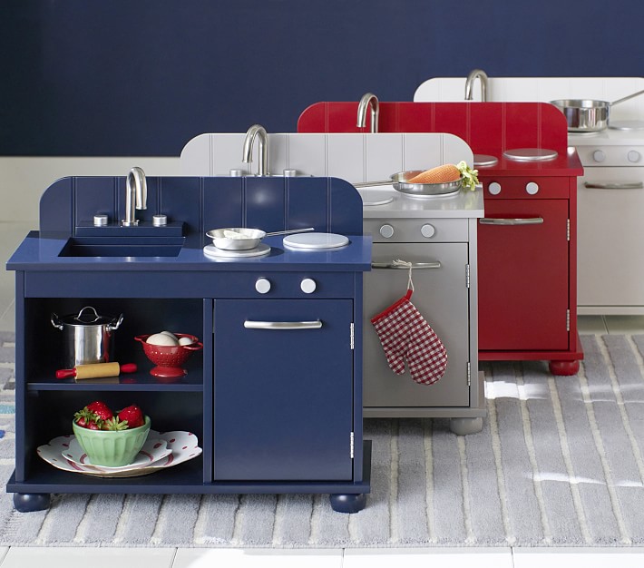 Play kitchens on sale at huge discounts at Pottery Barn Kids for the holidays! | cool mom picks best black friday deals 2017
