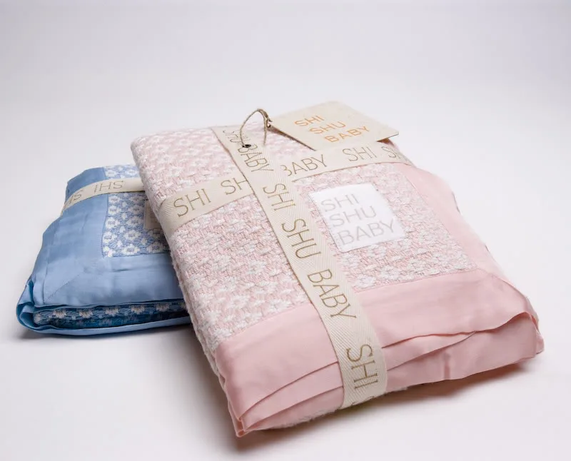 Modern moms like plush baby blankets too