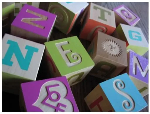 A is for Alexander Girard - Alphabet blocks for you mid-century design freaks