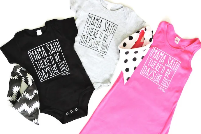 Adorable baby onesies