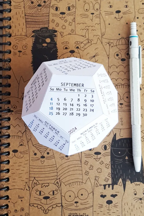 More than a dozen beautiful modern 2024 wall calendars for instant download. Just print!