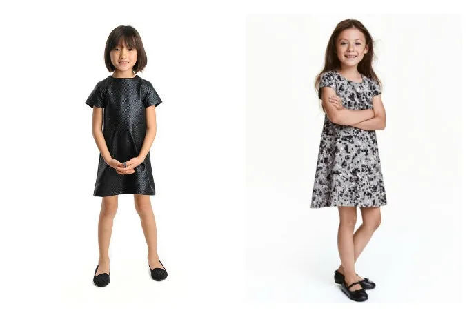Our favorite black and white dresses for girls this fall.