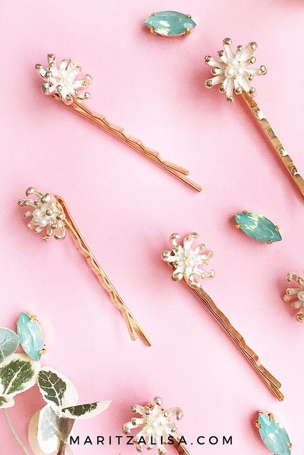 DIY holiday gifts from the kids: Handmade hair pins at Maritza Lisa