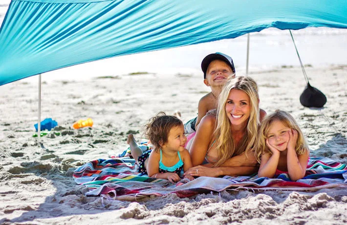 travel essentials for babies: pack a Neso Tent for shade at the beach or anywhere