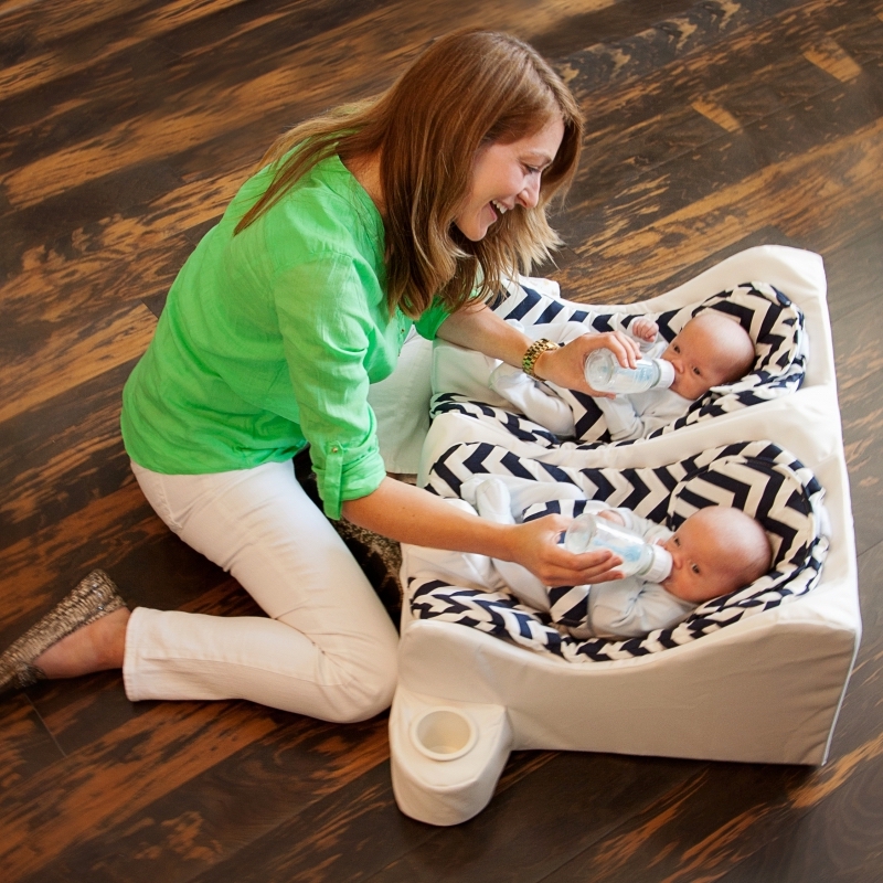 Best baby gear for twins: Table for Two feeding system