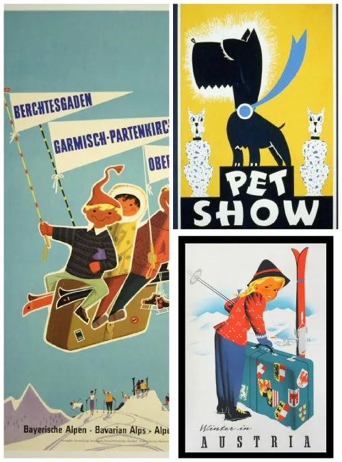 Decorating a child's room with totally free vintage posters