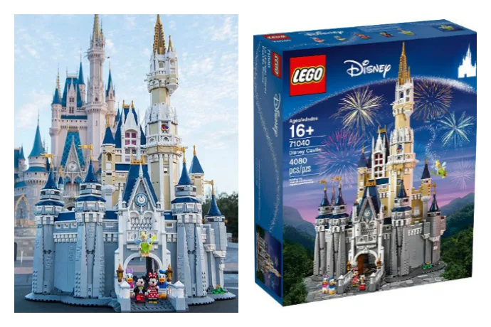 Disney + LEGO = endless hours of entertainment with this Disney LEGO castle.