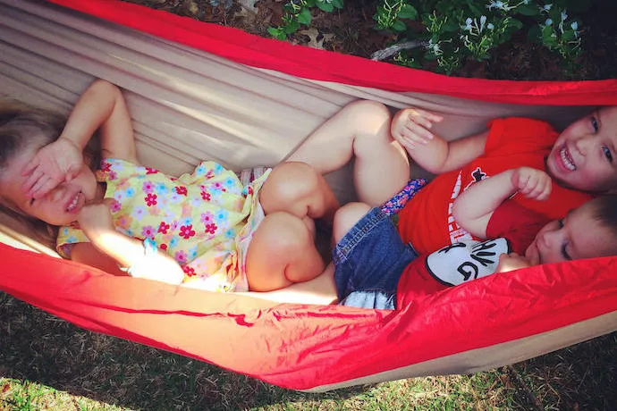 Handmade hammocks for parents and kids from Sluice