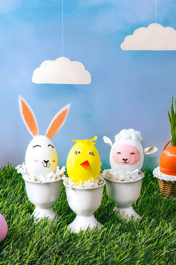 Making Easter egg animals tutorial from The Incredible Egg.