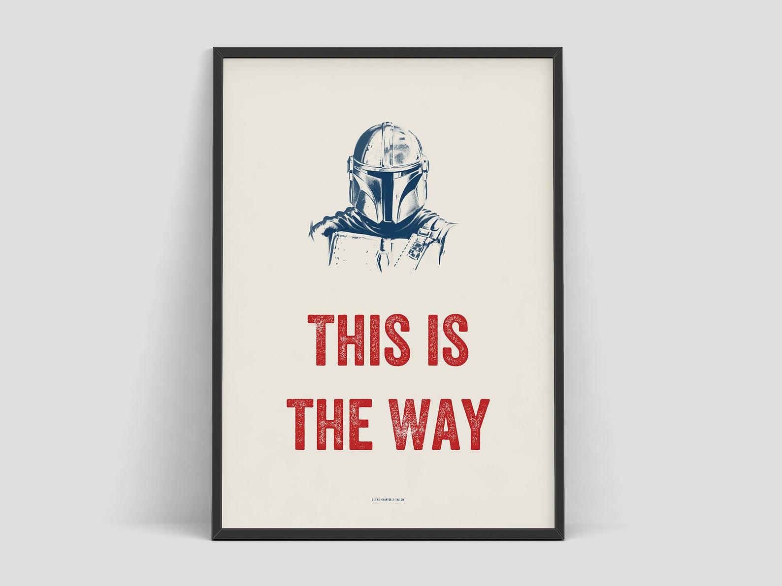 How to throw a Mandalorian watch party with your family that still feels like a party: This is the Way print from GOST 2020 Etsy shop