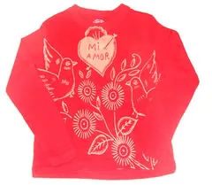 Restocking the kids' t-shirt drawer at Red Poppy