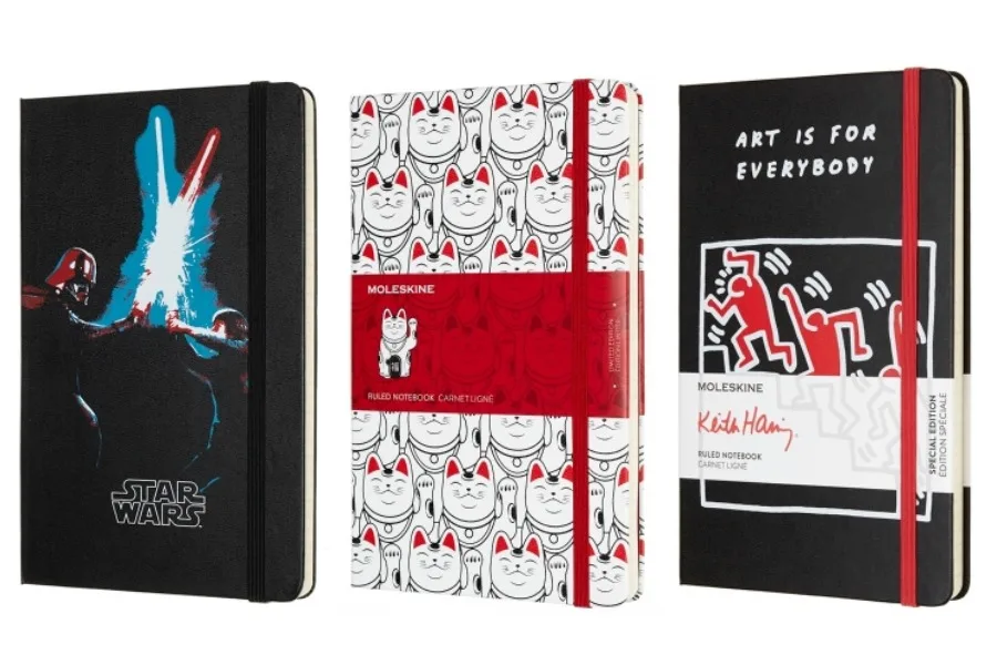 Moleskine, meet Minions. And Vader. And Potter. And Haring. And Jagger...