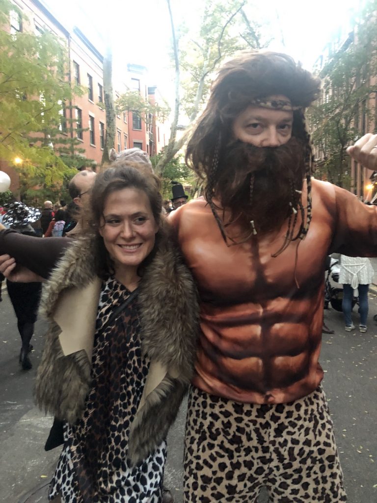 Best Garden Place, Brooklyn Halloween costumes 2018: Caveman family | © Cool Mom Picks