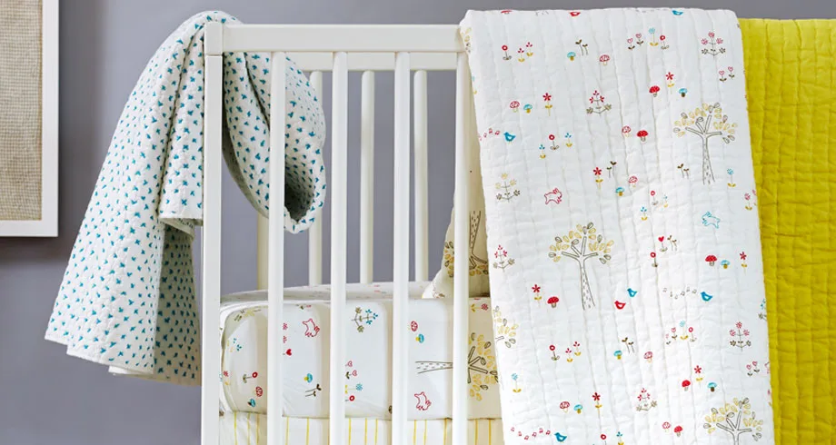 Little Auggie gender neutral crib bedding