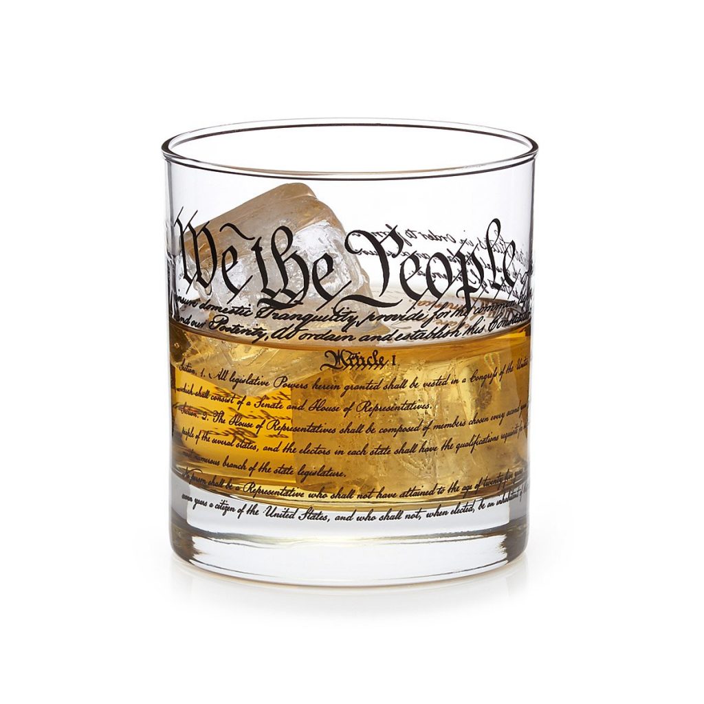 US Constitution Bar Glass | Father's Day gifts under $20