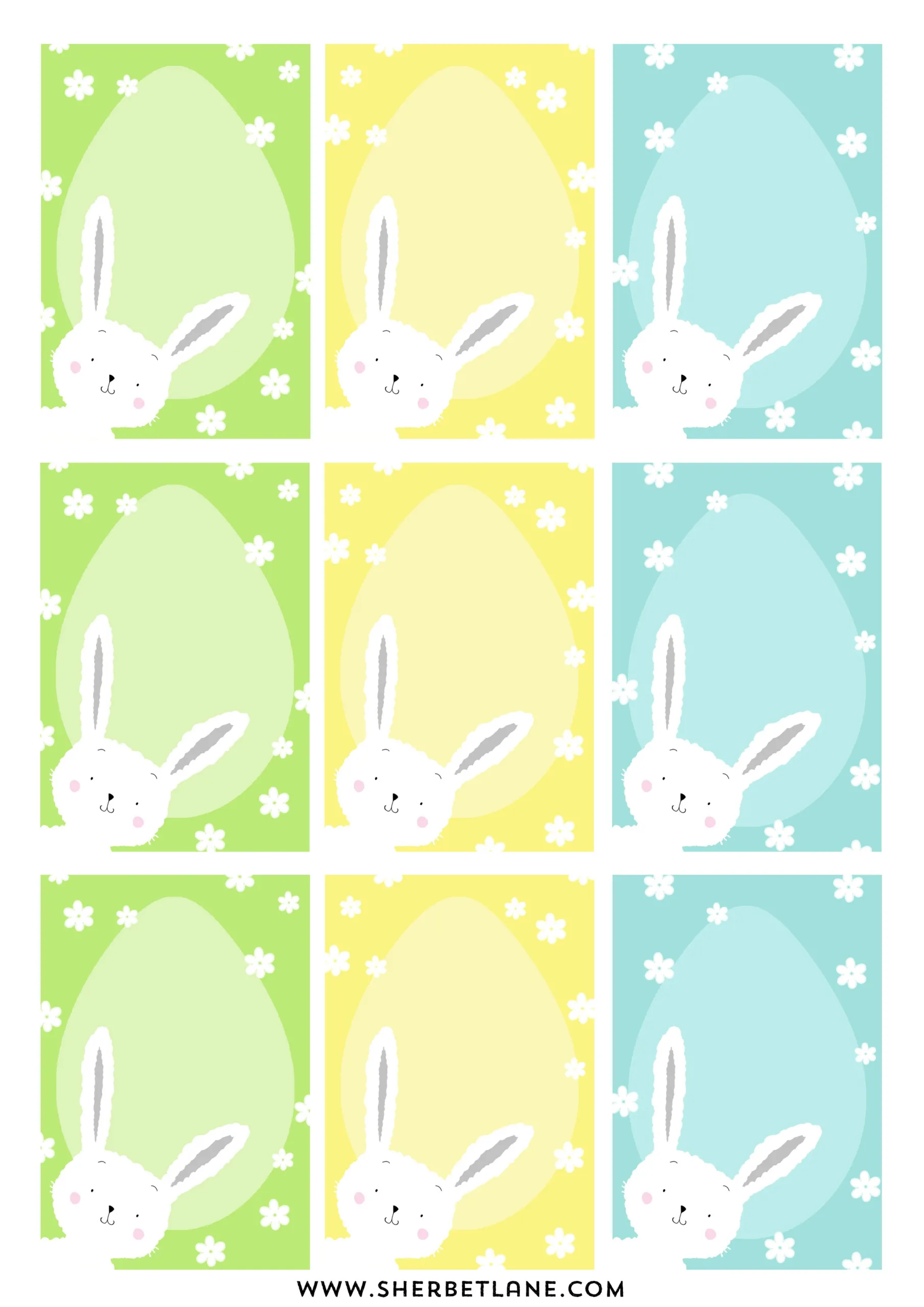 Make Easter special for kids with printable DIY scavenger hunt cards from Sherbet Lane