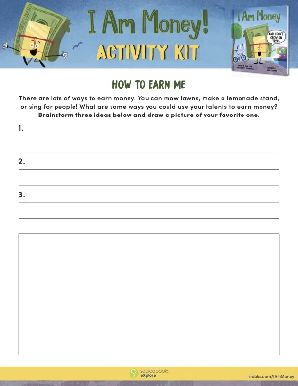 I Am Money helps introduce young kids to the premise of save-spend-share in an age-appropriate way