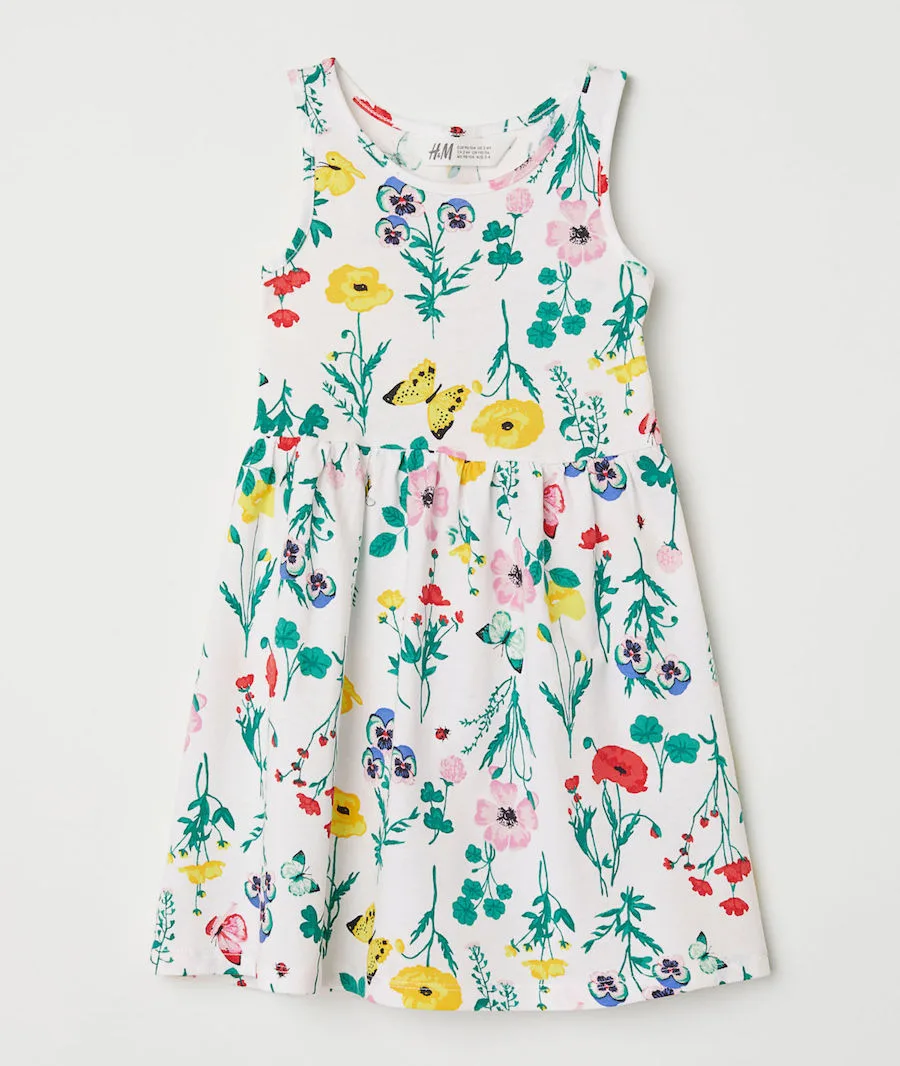 Easter dresses you can dress up or dress down: Floral dress from H&M