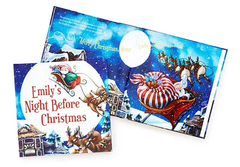 Personalized Christmas gifts: Custom Night Before Christmas book