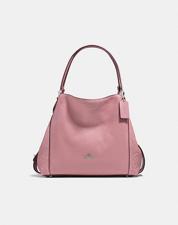 Coach Edie Shoulder Bag 31 in Tea Rose: Colorful handbags for fall