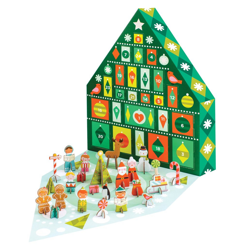Creative Advent calendars for kids: Tree Advent Calendar | Petit Collage