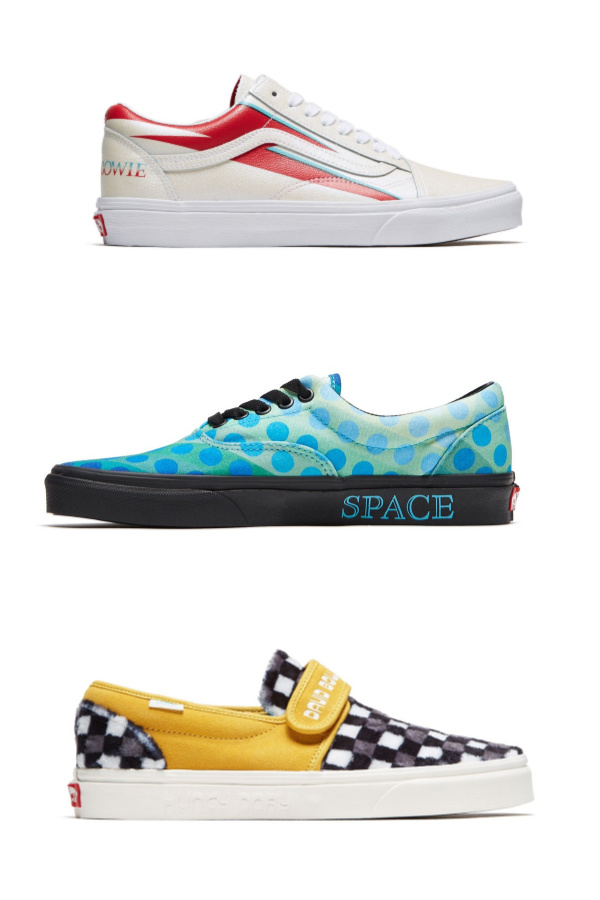 Vans Bowie collaboration includes 3 cool low-tops and one pair of high-tops