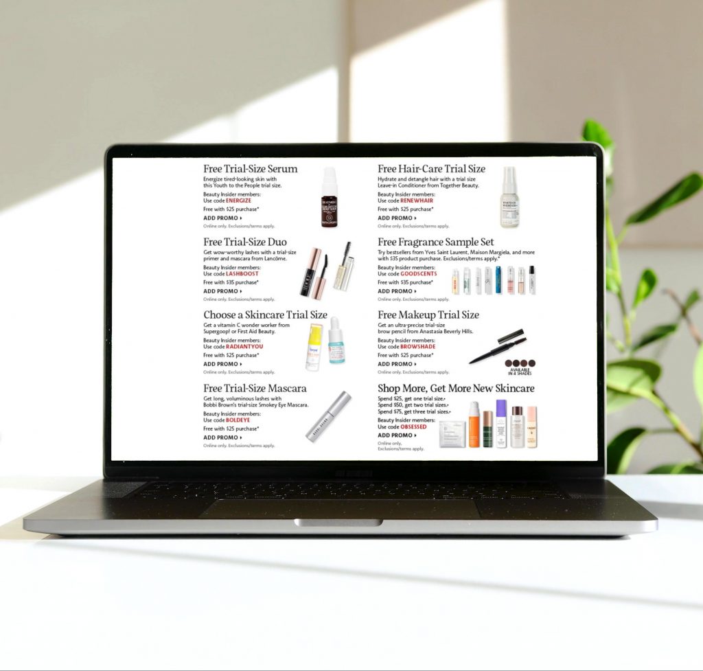 Tricks for taking care of yourself at home: Use up all those free Sephora samples!